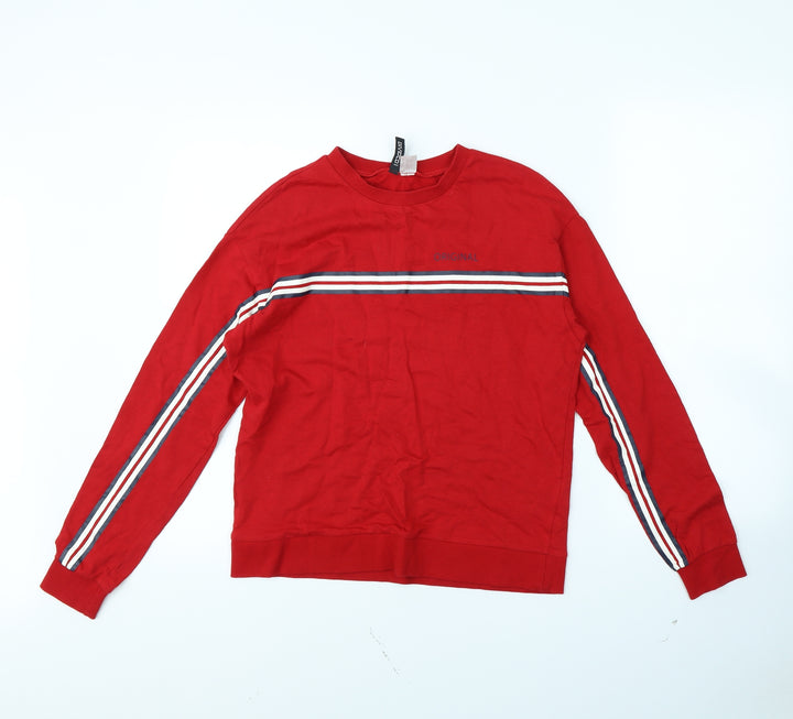 H&M Womens Red   Pullover Jumper Size XS