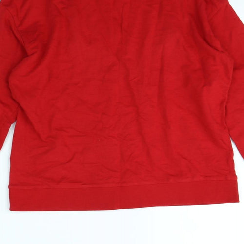 H&M Womens Red   Pullover Jumper Size XS