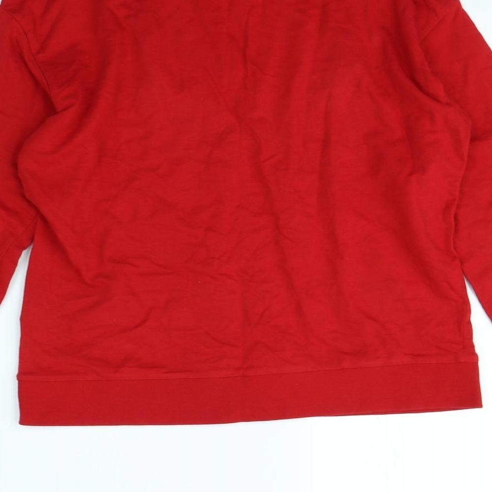 H&M Womens Red   Pullover Jumper Size XS