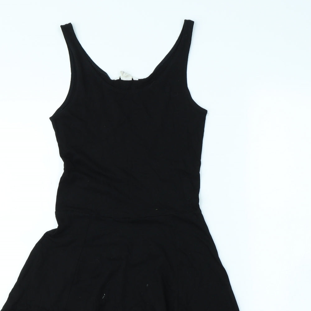 H&M Girls Black   Fit & Flare  Size 10 Years