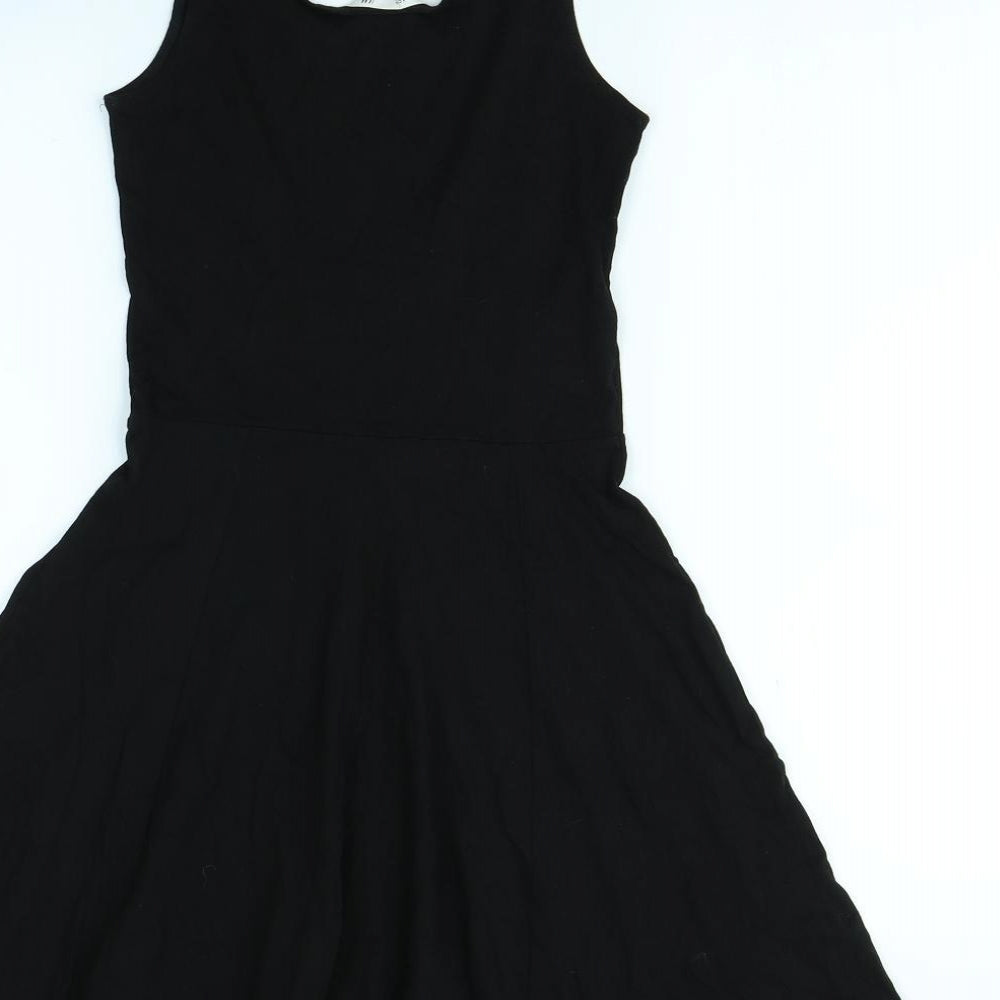 H&M Girls Black   Fit & Flare  Size 10 Years
