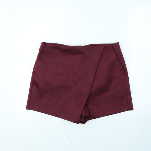 Topshop Womens Purple   Mini Skort Size 14