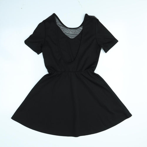 Glamorous Womens Black   Fit & Flare  Size 10