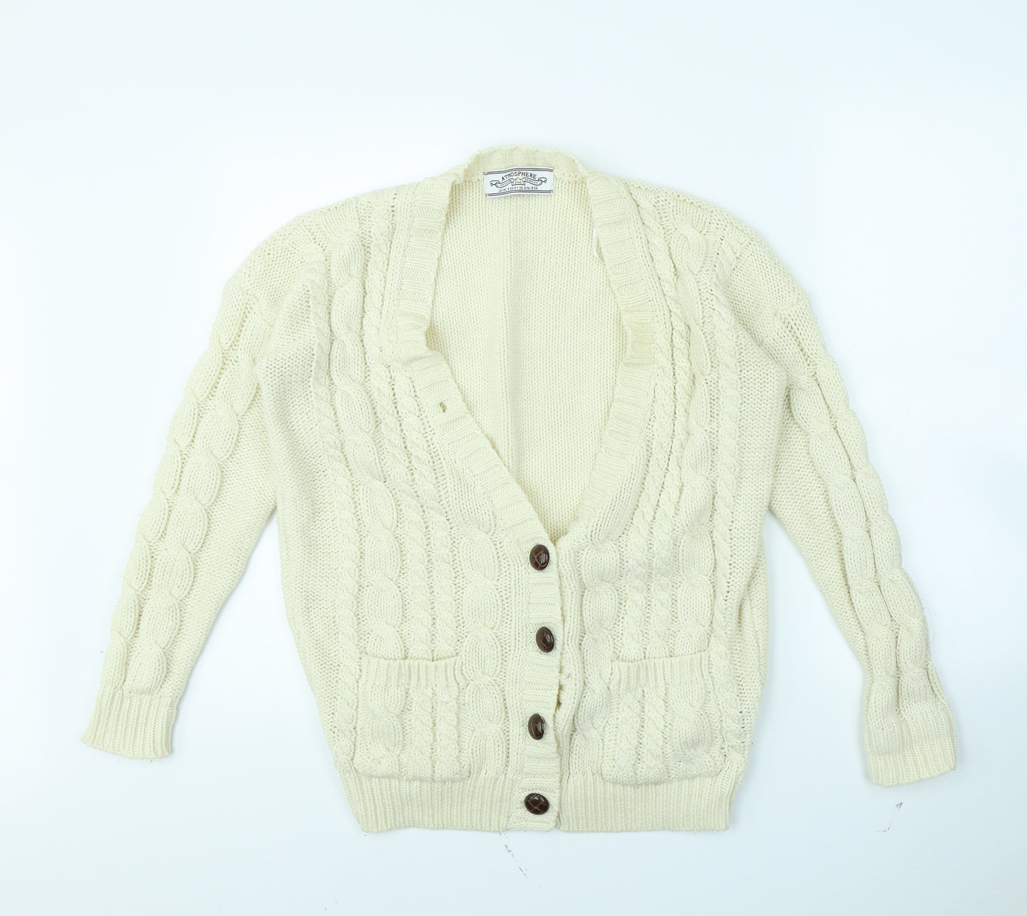 Atmosphere Womens Ivory   Jacket  Size 10