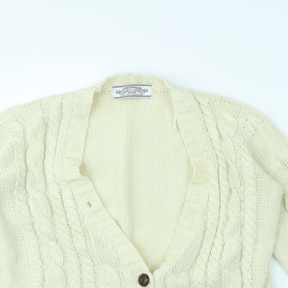 Atmosphere Womens Ivory   Jacket  Size 10