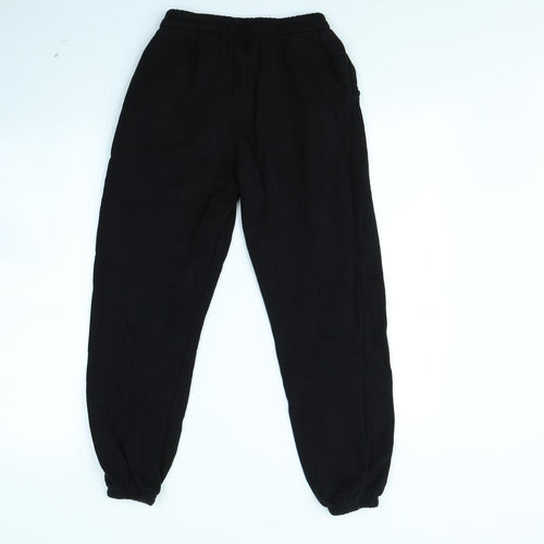 H&M Girls Black   Jogger Trousers Size 11 Years