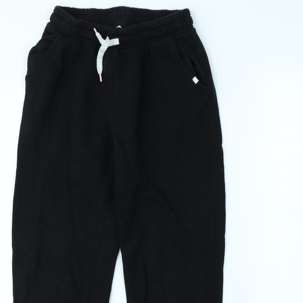 H&M Girls Black   Jogger Trousers Size 11 Years