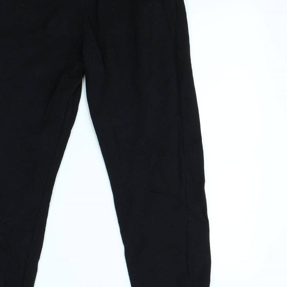 H&M Girls Black   Jogger Trousers Size 11 Years