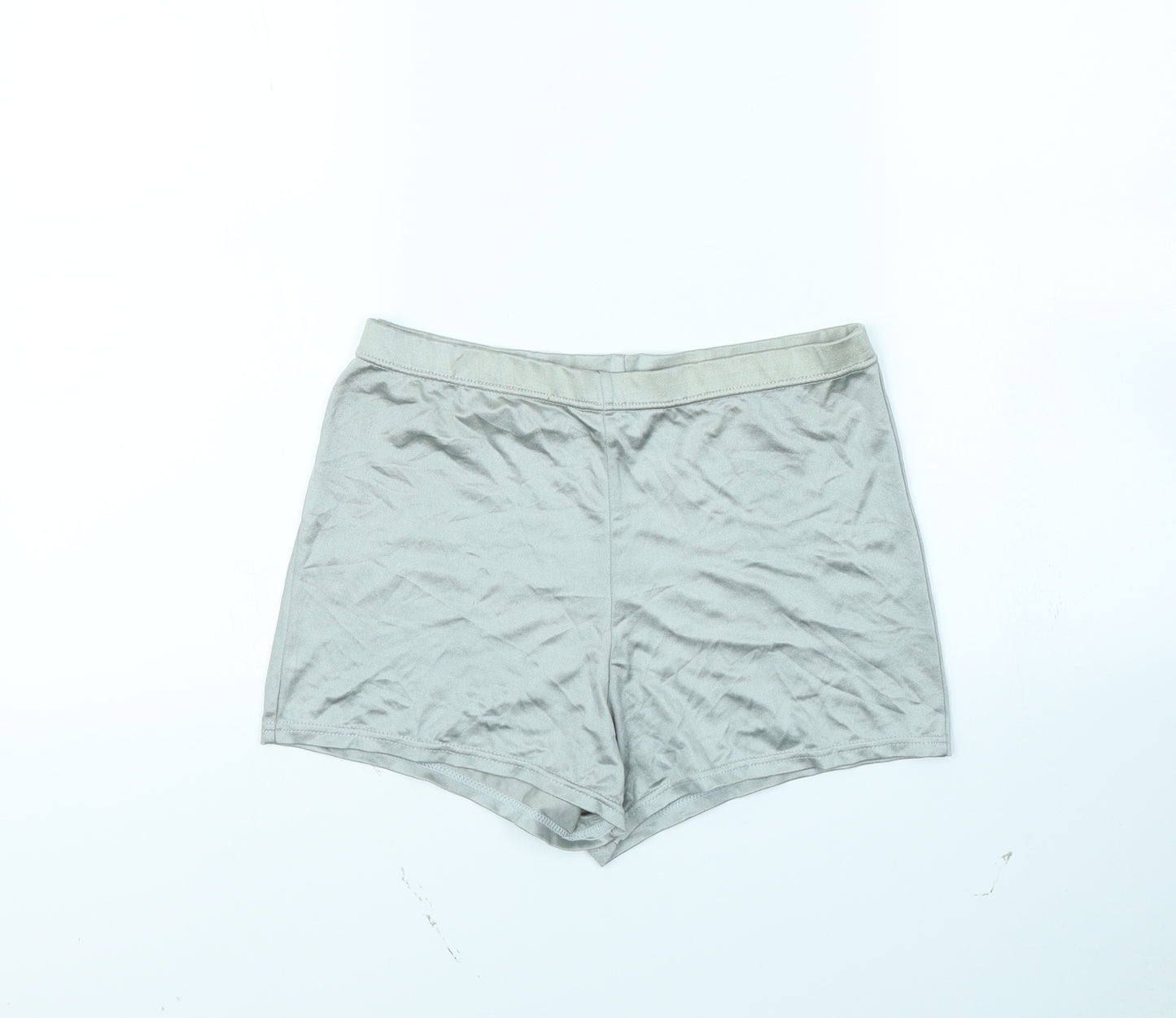 Miss Selfridge Womens Silver   Compression Shorts Size 12