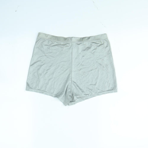 Miss Selfridge Womens Silver   Compression Shorts Size 12