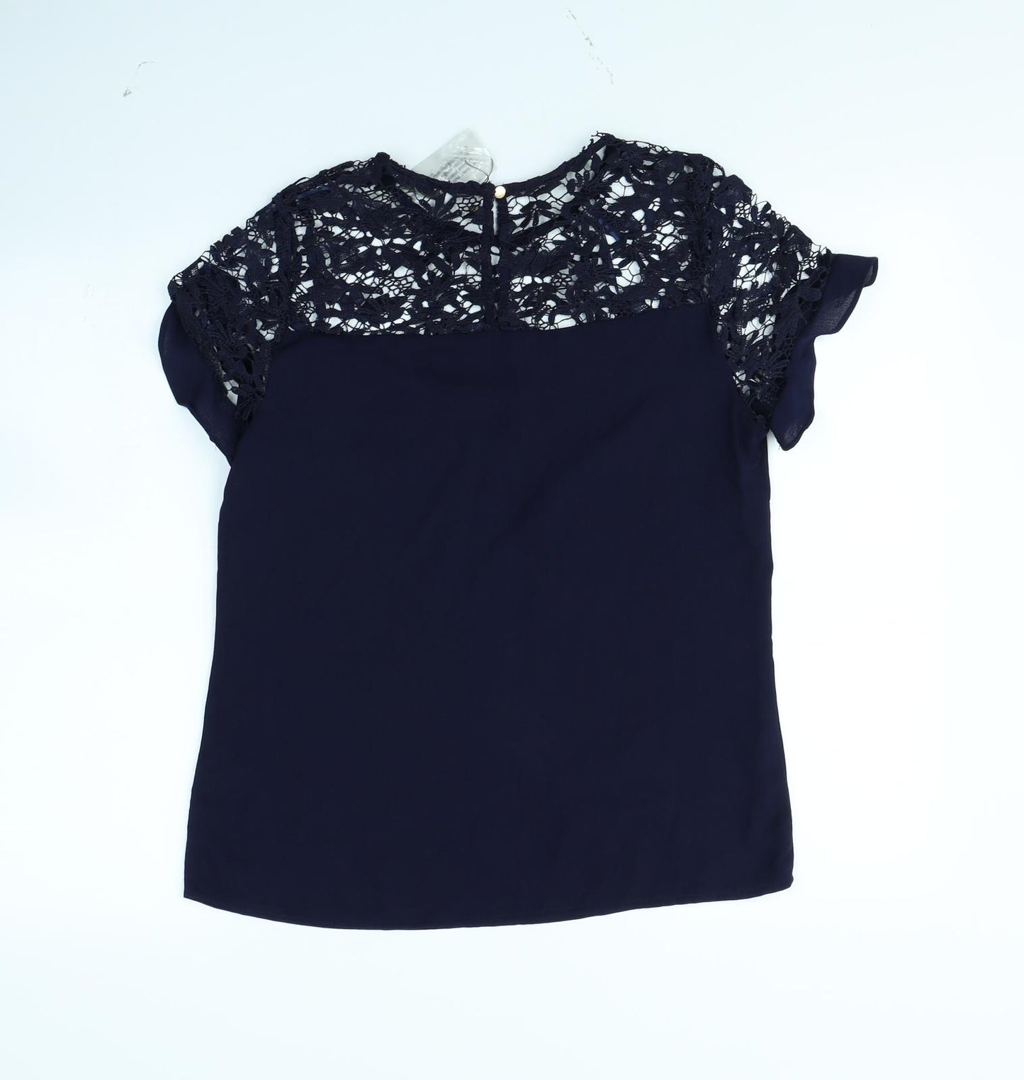 Soon Womens Blue   Basic Blouse Size 10