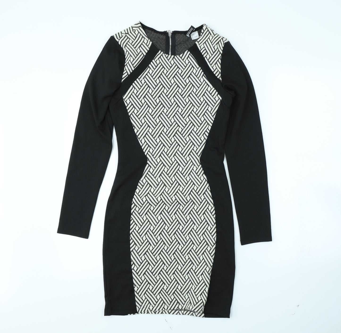 H&M Womens Black   Pencil Dress  Size 12