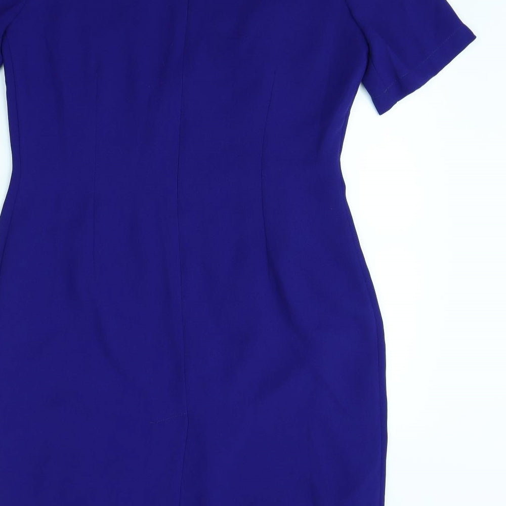 Outline Womens Blue   Pencil Dress  Size 14