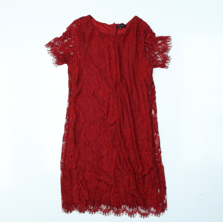 New Look Womens Red Mini Size 10