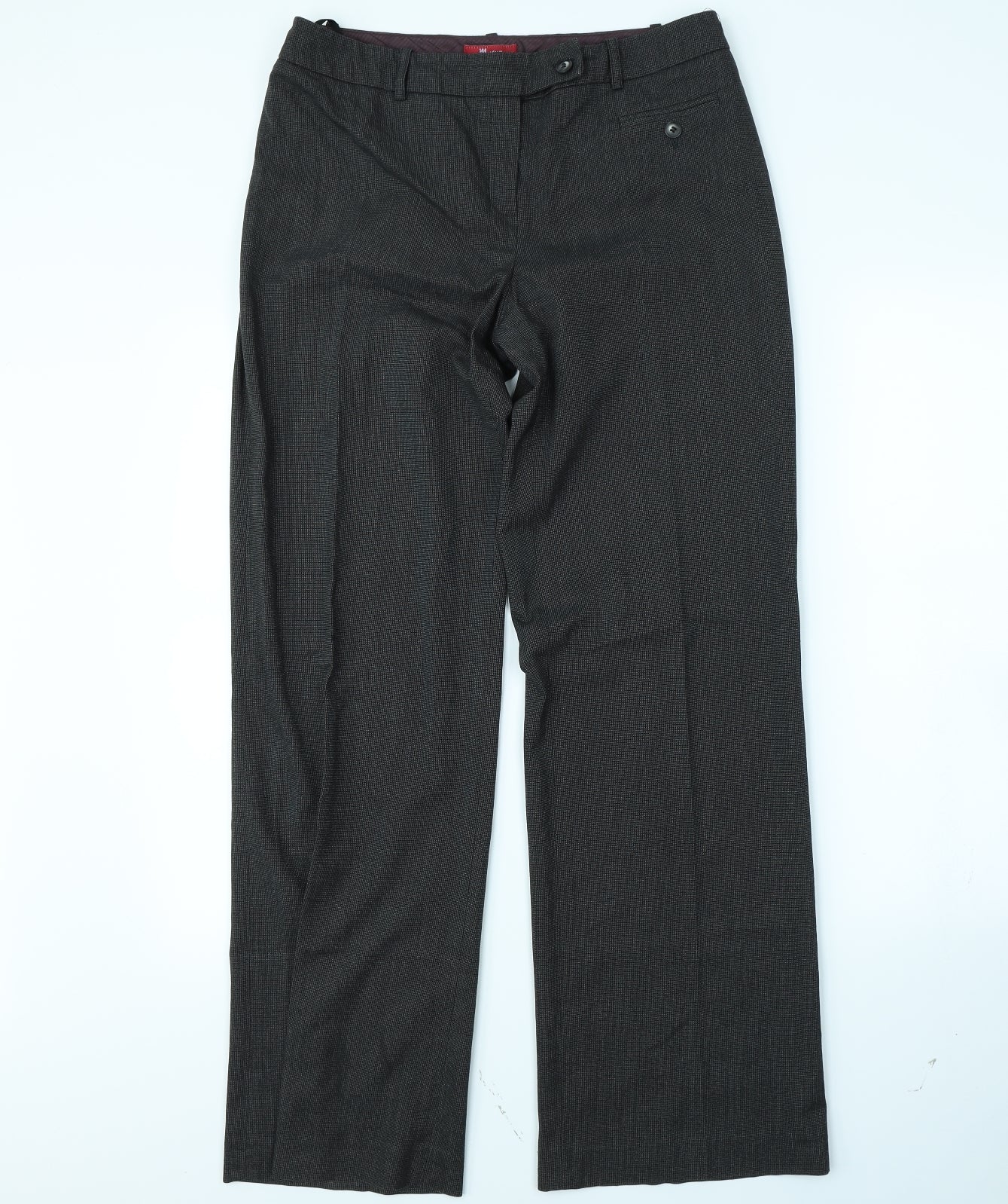 Monsoon Womens Black   Trousers  Size 12 L30 in