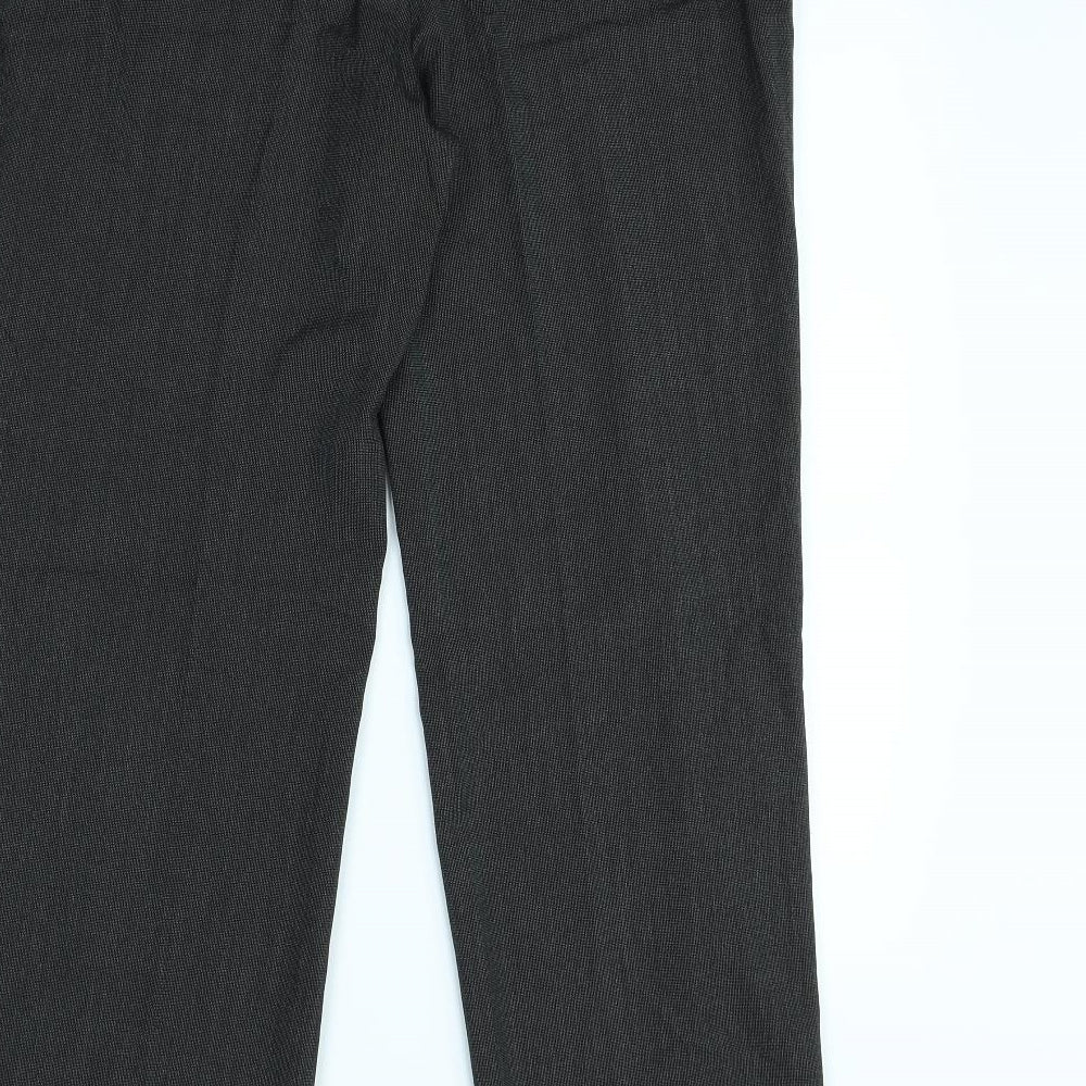 Monsoon Womens Black   Trousers  Size 12 L30 in