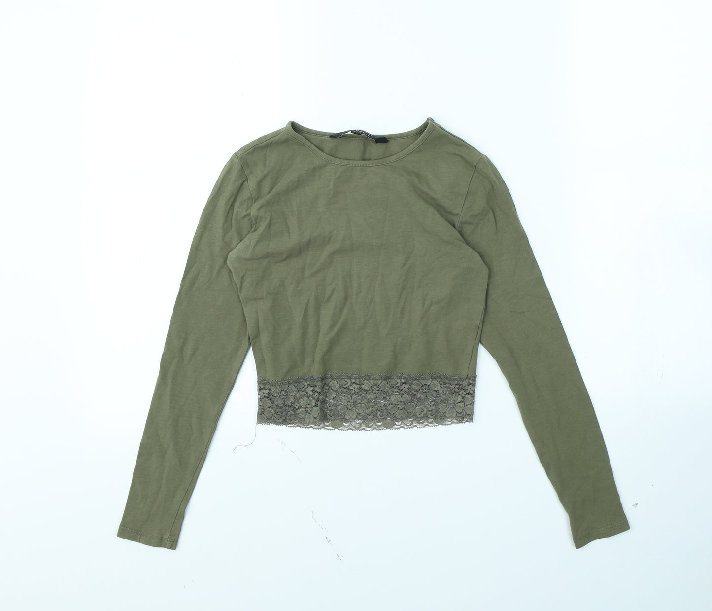 New Look Girls Green   Basic T-Shirt Size 10 Years