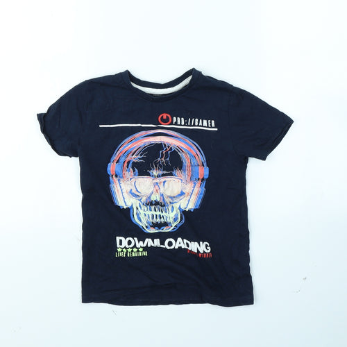 PEP&co Boys Blue   Basic T-Shirt Size 7 Years