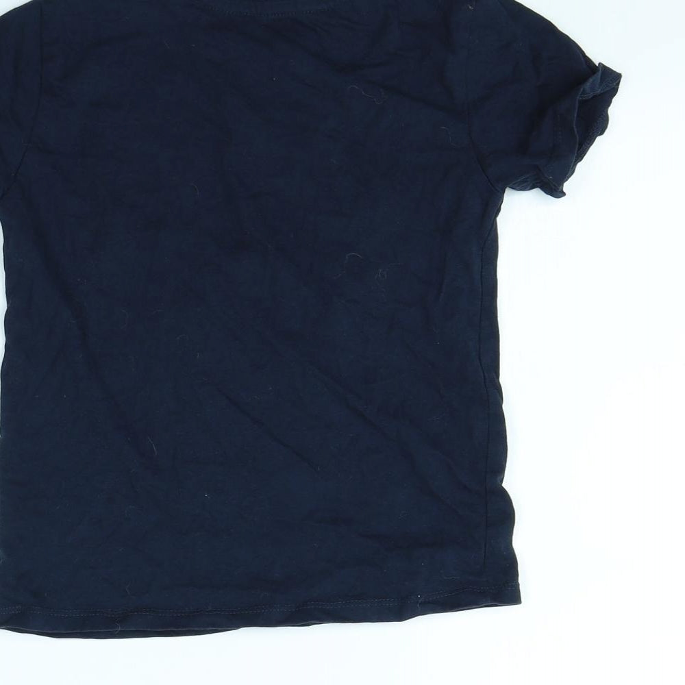 PEP&co Boys Blue   Basic T-Shirt Size 7 Years