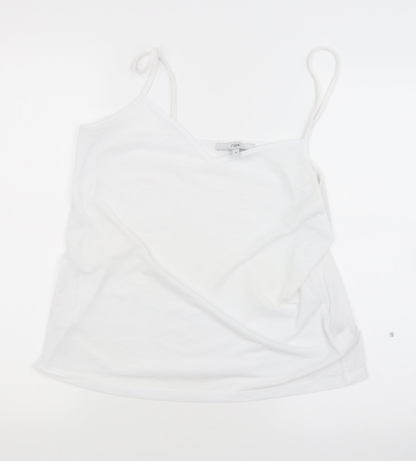 NEXT Womens White   Basic Tank Size 14