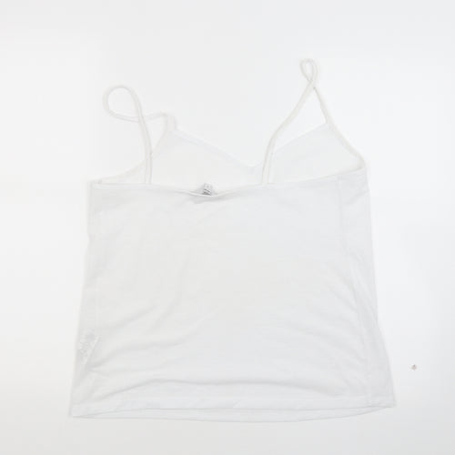 NEXT Womens White   Basic Tank Size 14