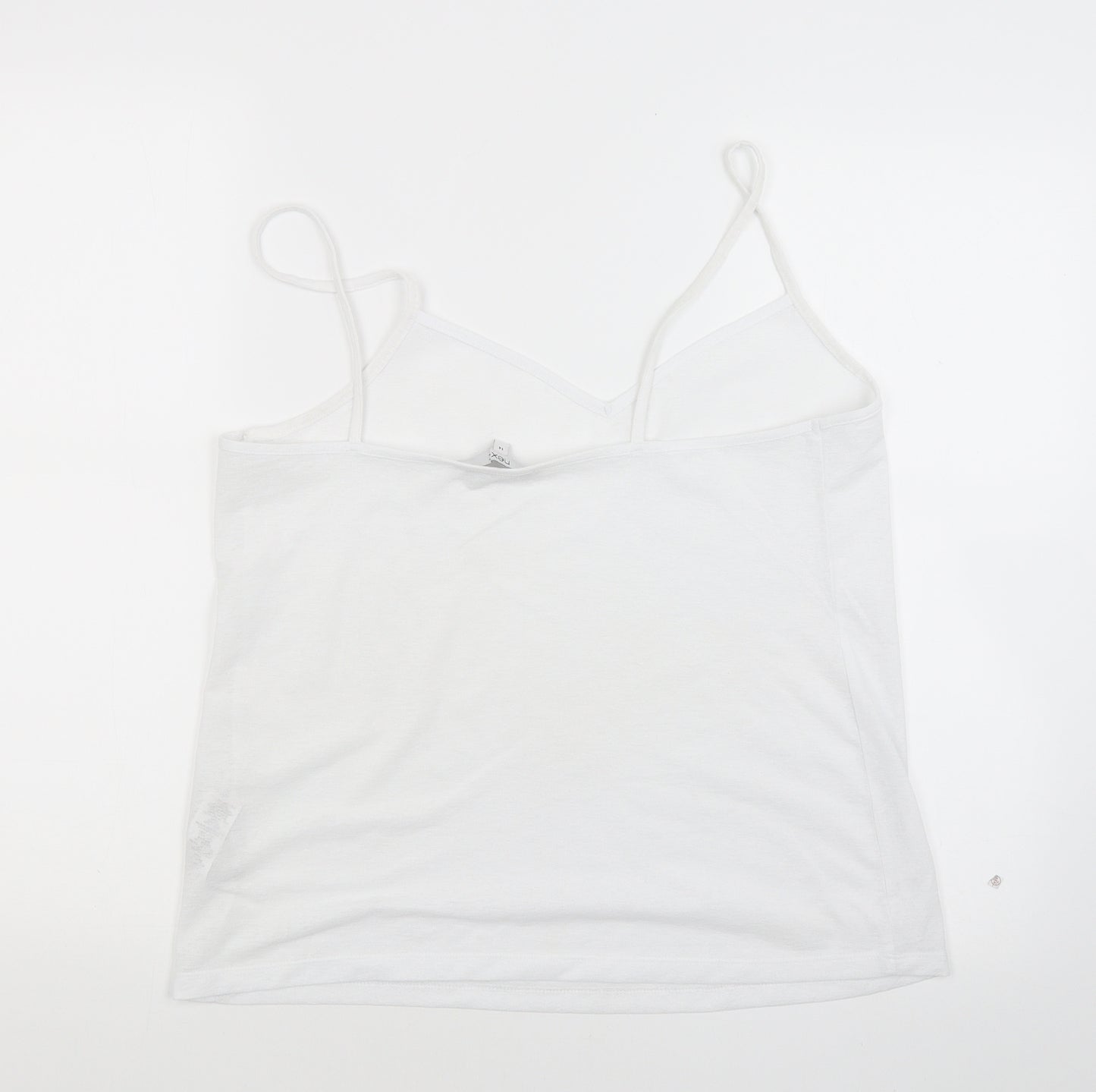 NEXT Womens White   Basic Tank Size 14