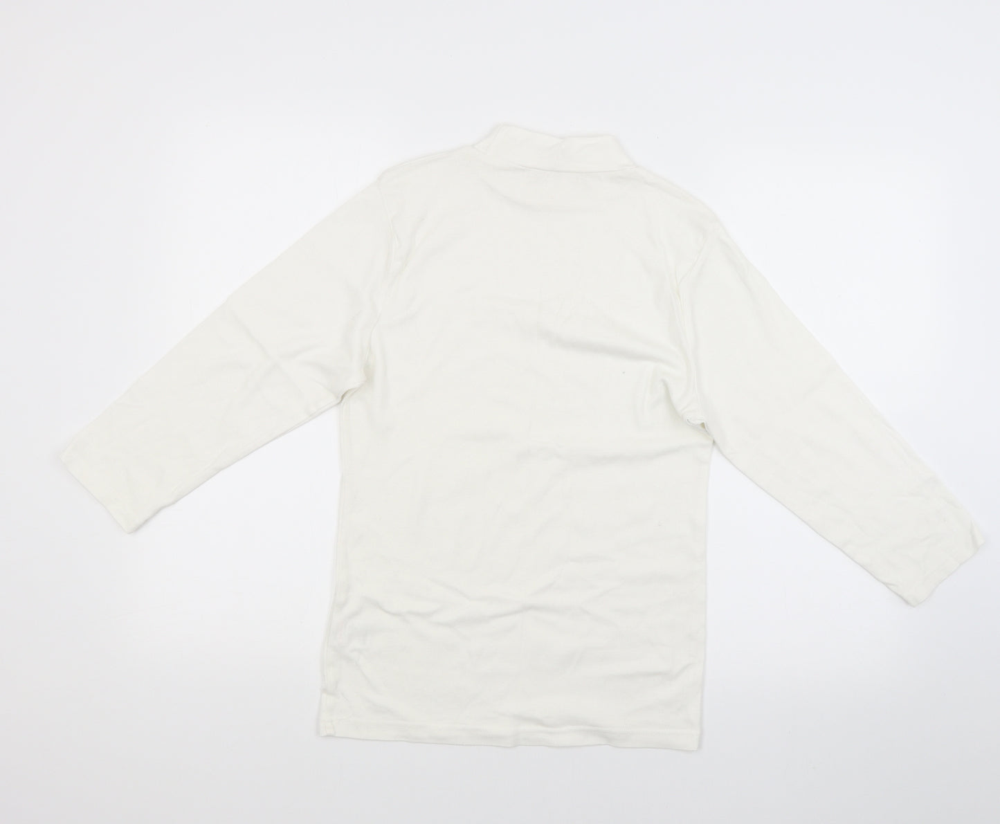 Cotton Trader Womens White   Pullover Jumper Size 12