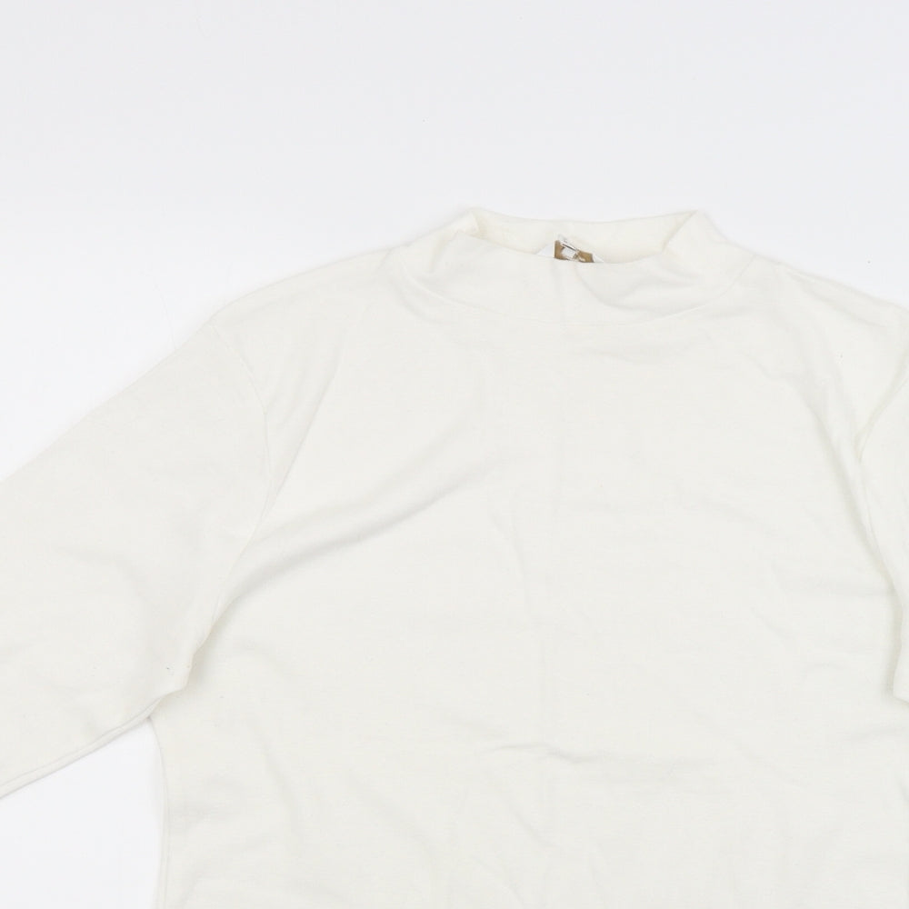 Cotton Trader Womens White   Pullover Jumper Size 12