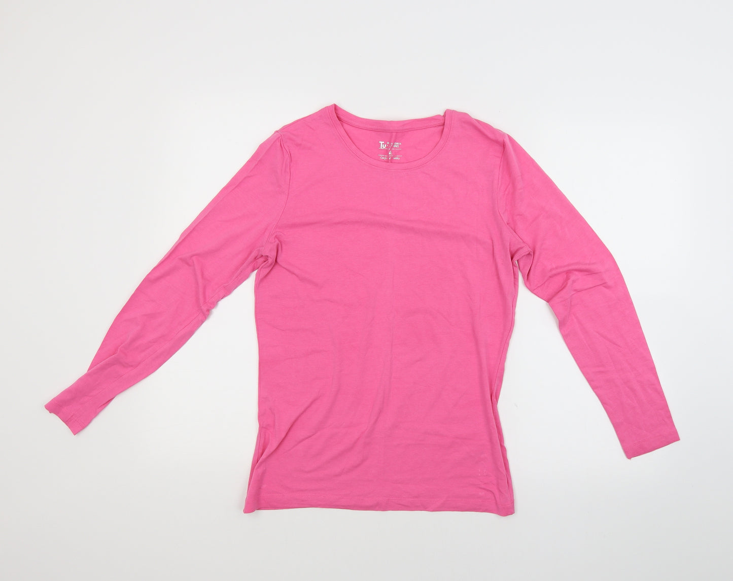 TU Womens Pink   Basic T-Shirt Size 14