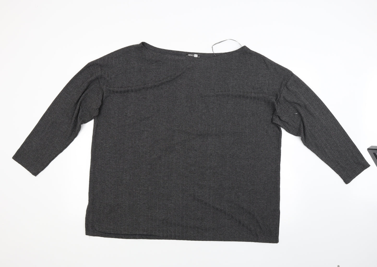 Pep & Co Womens Grey Striped  Pullover Jumper Size 18