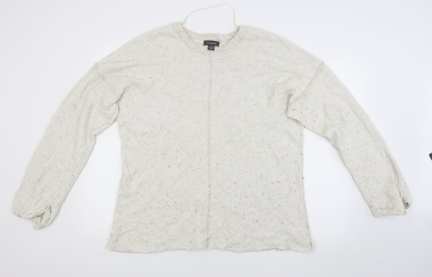 Primark Womens White   Pullover Jumper Size XL