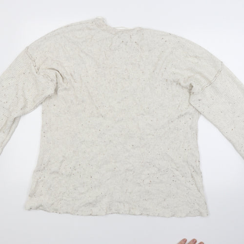 Primark Womens White   Pullover Jumper Size XL