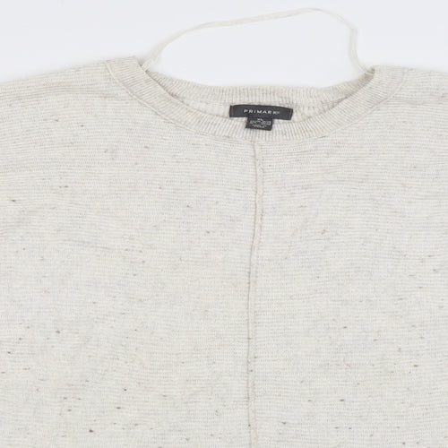 Primark Womens White   Pullover Jumper Size XL