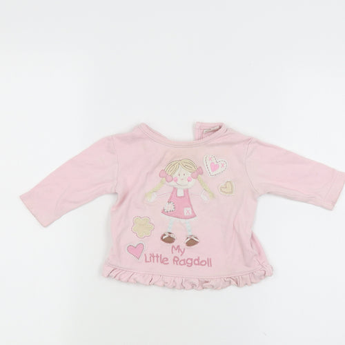 Cherokee Girls Pink   Basic T-Shirt   - MY LITTLE RAGDOLL