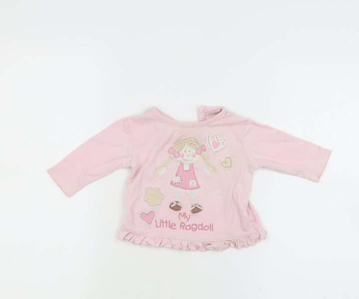 Cherokee Girls Pink   Basic T-Shirt   - MY LITTLE RAGDOLL