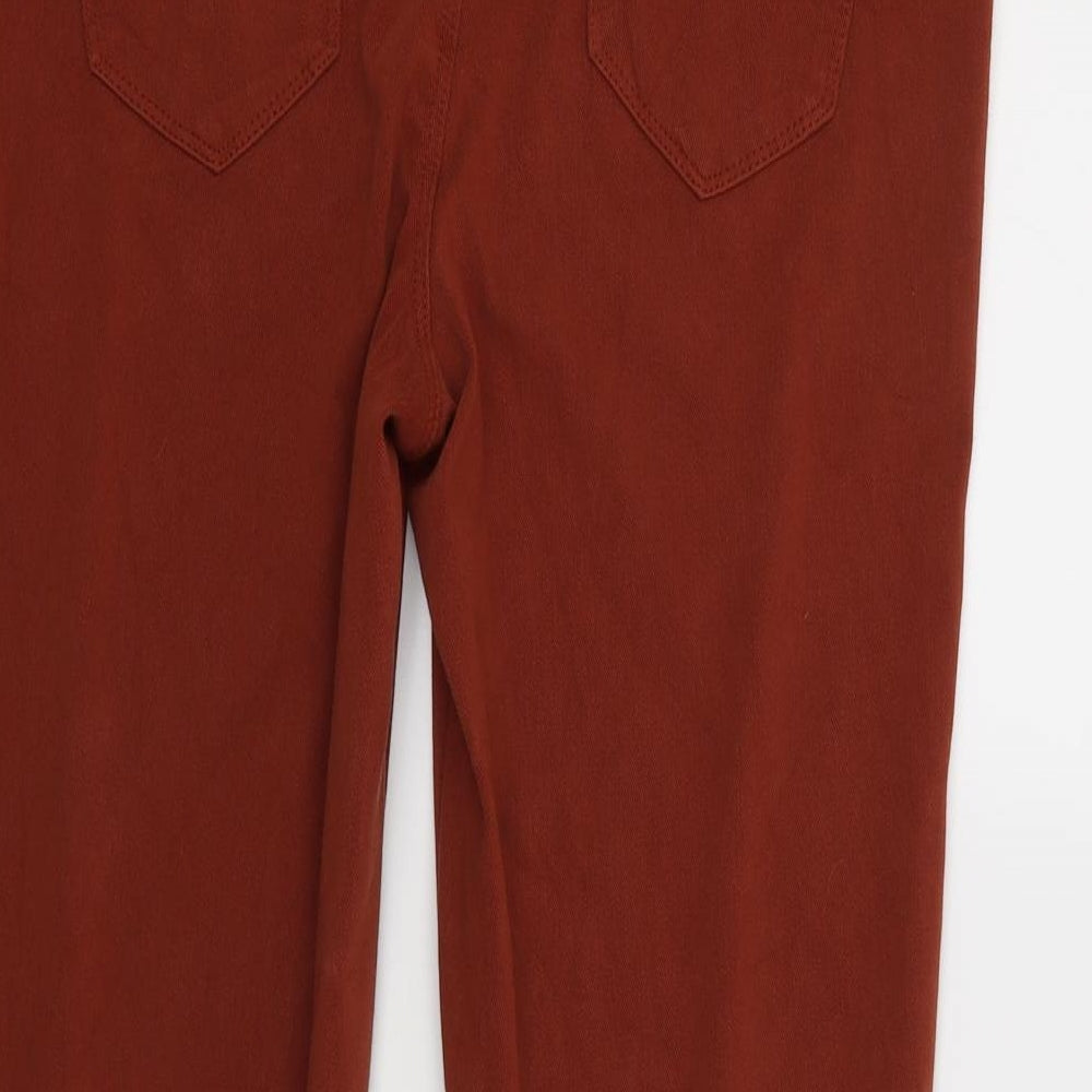 George Womens Brown   Chino Trousers Size 14 L27 in