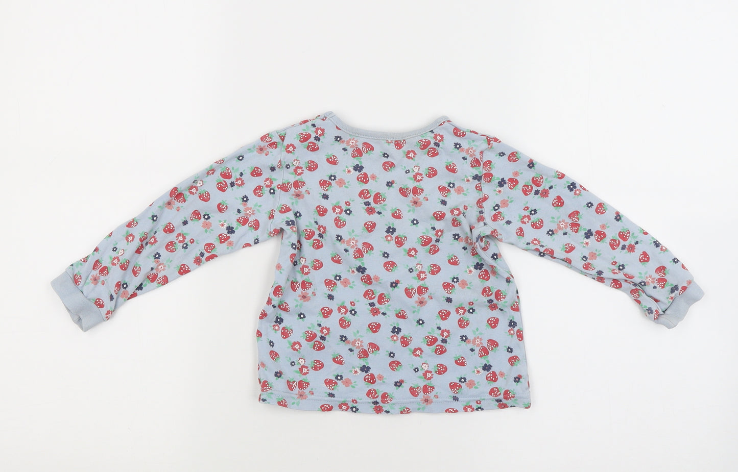 George Baby Blue Floral  Basic T-Shirt Size 18-24 Months