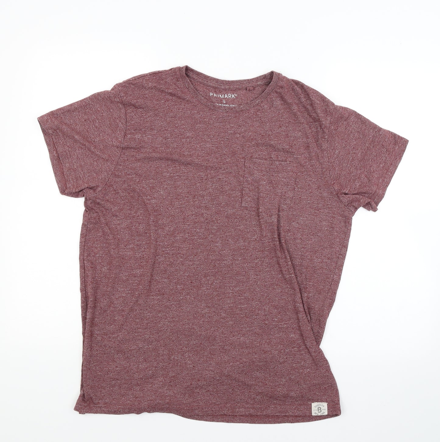 Primark Mens Red    T-Shirt Size L