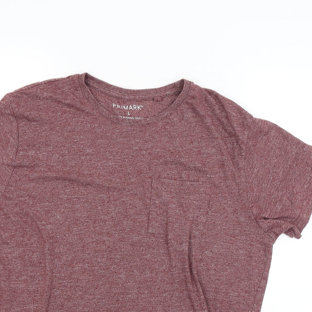 Primark Mens Red    T-Shirt Size L