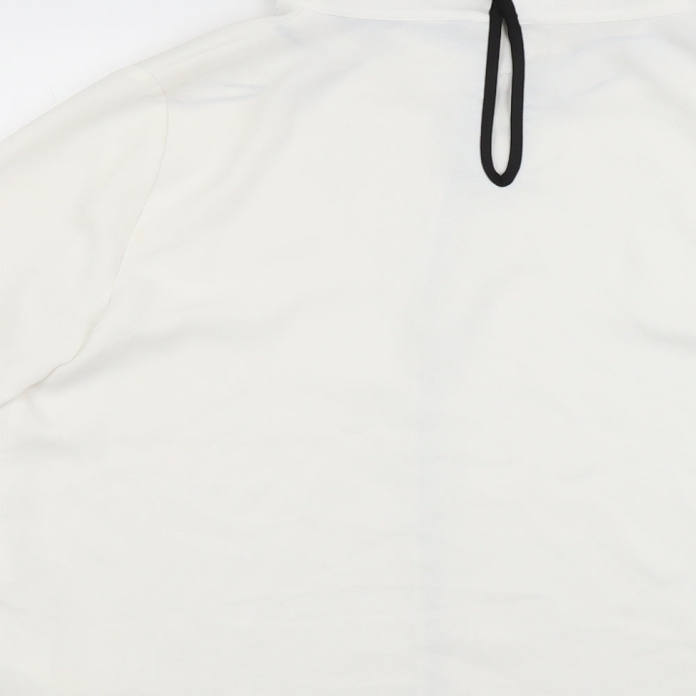 Zara Basic Womens White   Basic Blouse Size L