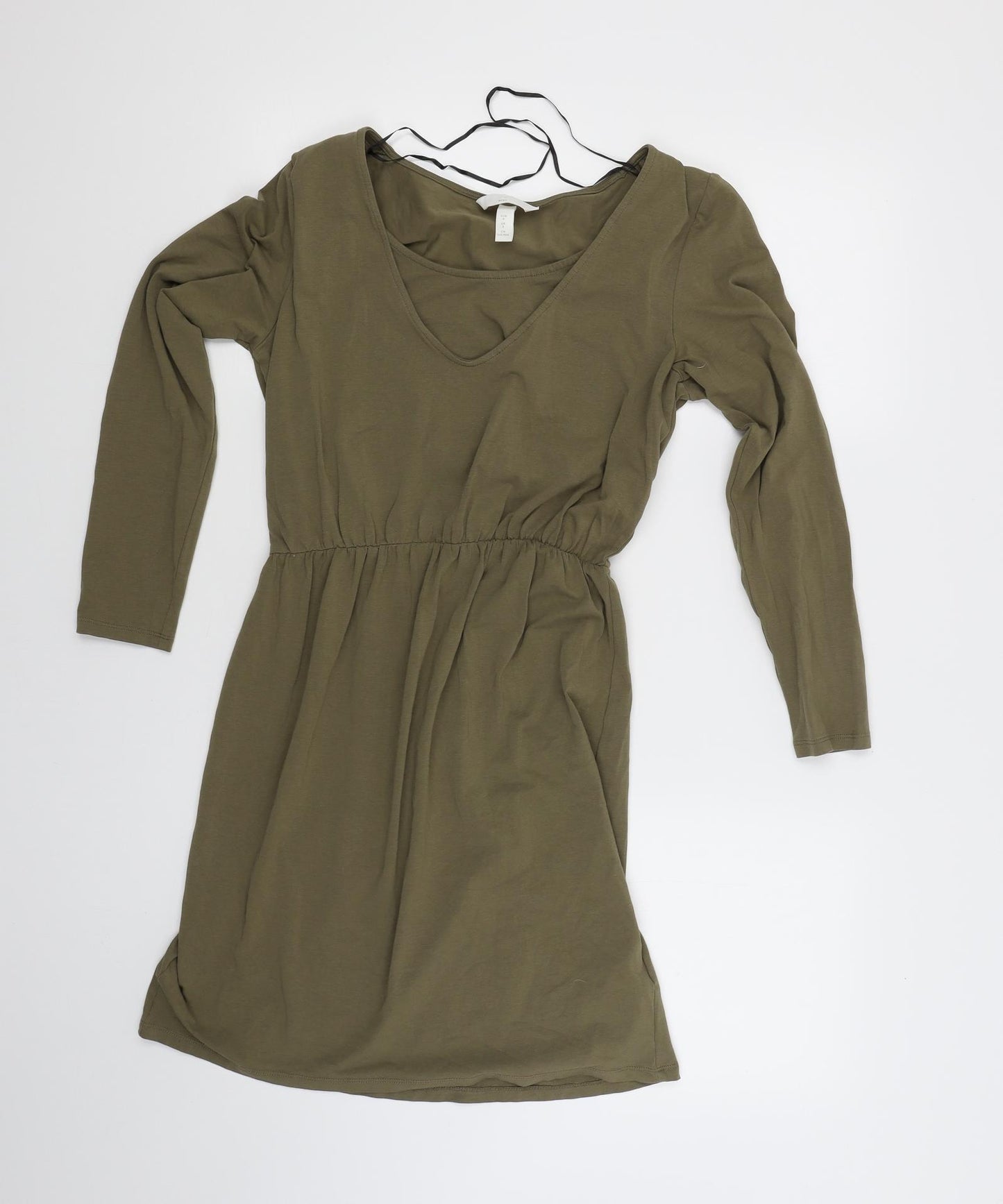 H&M Womens Green   Shirt Dress  Size S