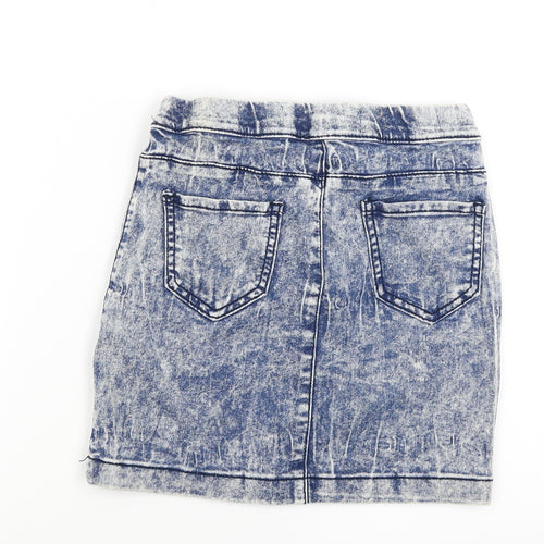 Denim Co Womens Blue   Straight & Pencil Skirt Size 6  - Denim