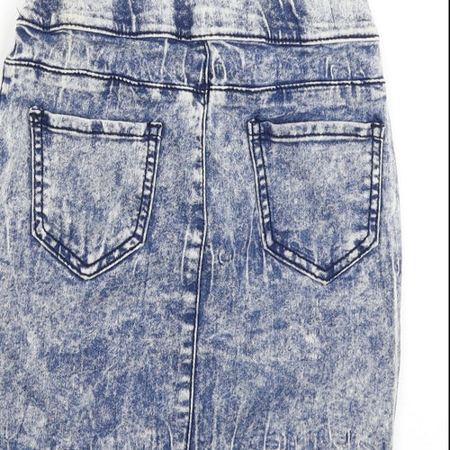 Denim Co Womens Blue   Straight & Pencil Skirt Size 6  - Denim