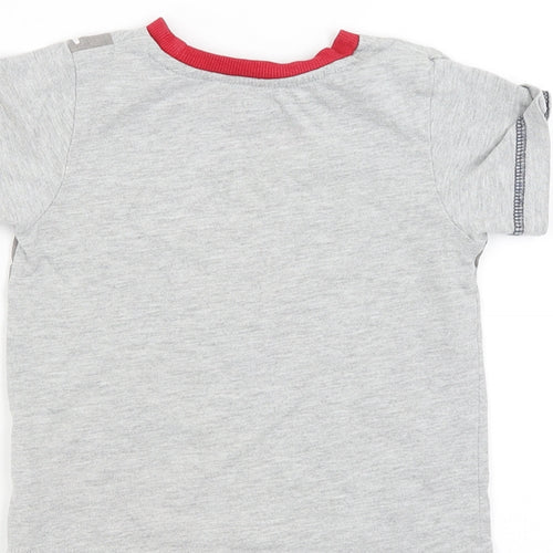 snooze Boys Grey   Basic T-Shirt Size 9-12 Months