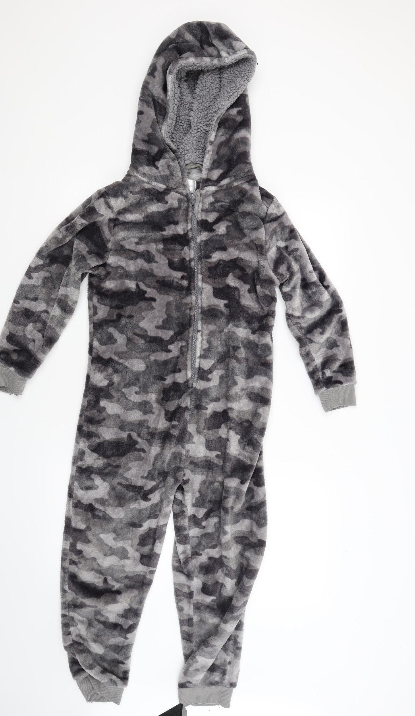 Collections Boys Grey Camouflage   One Piece Size 9-10 Years
