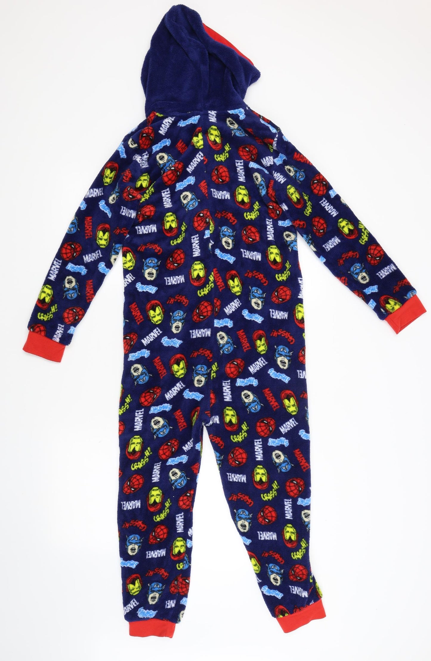 Preworn Boys Blue Solid   One Piece Size 10-11 Years  - MARVEL