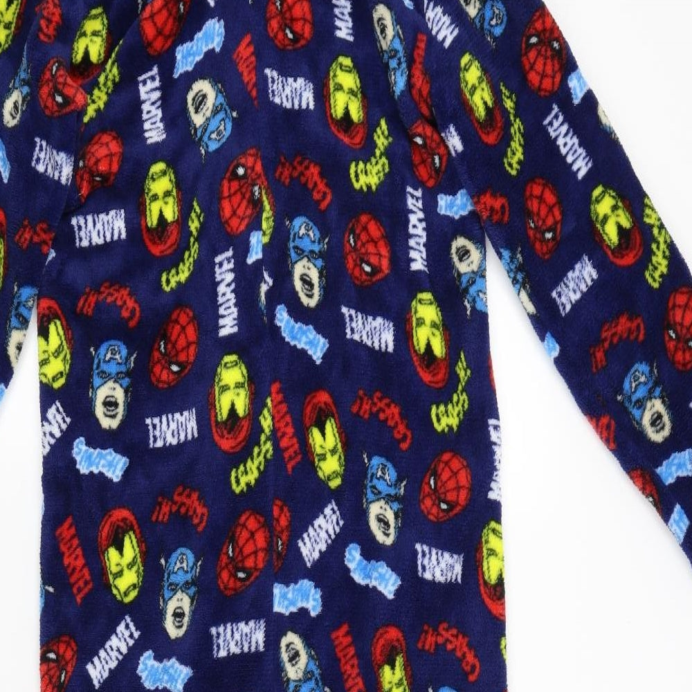 Preworn Boys Blue Solid   One Piece Size 10-11 Years  - MARVEL