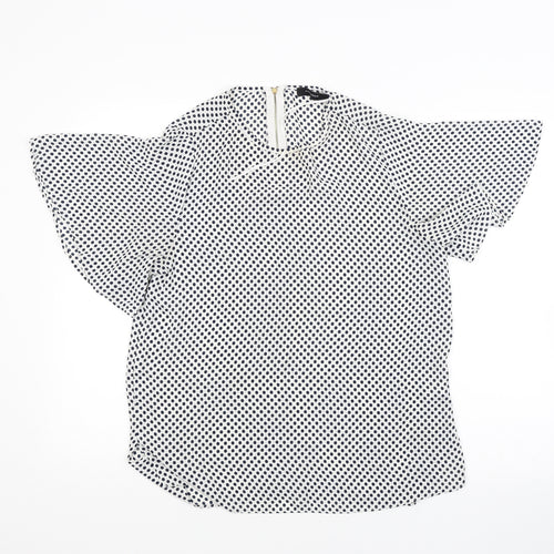 Atmosphere Womens White   Basic Blouse Size 12