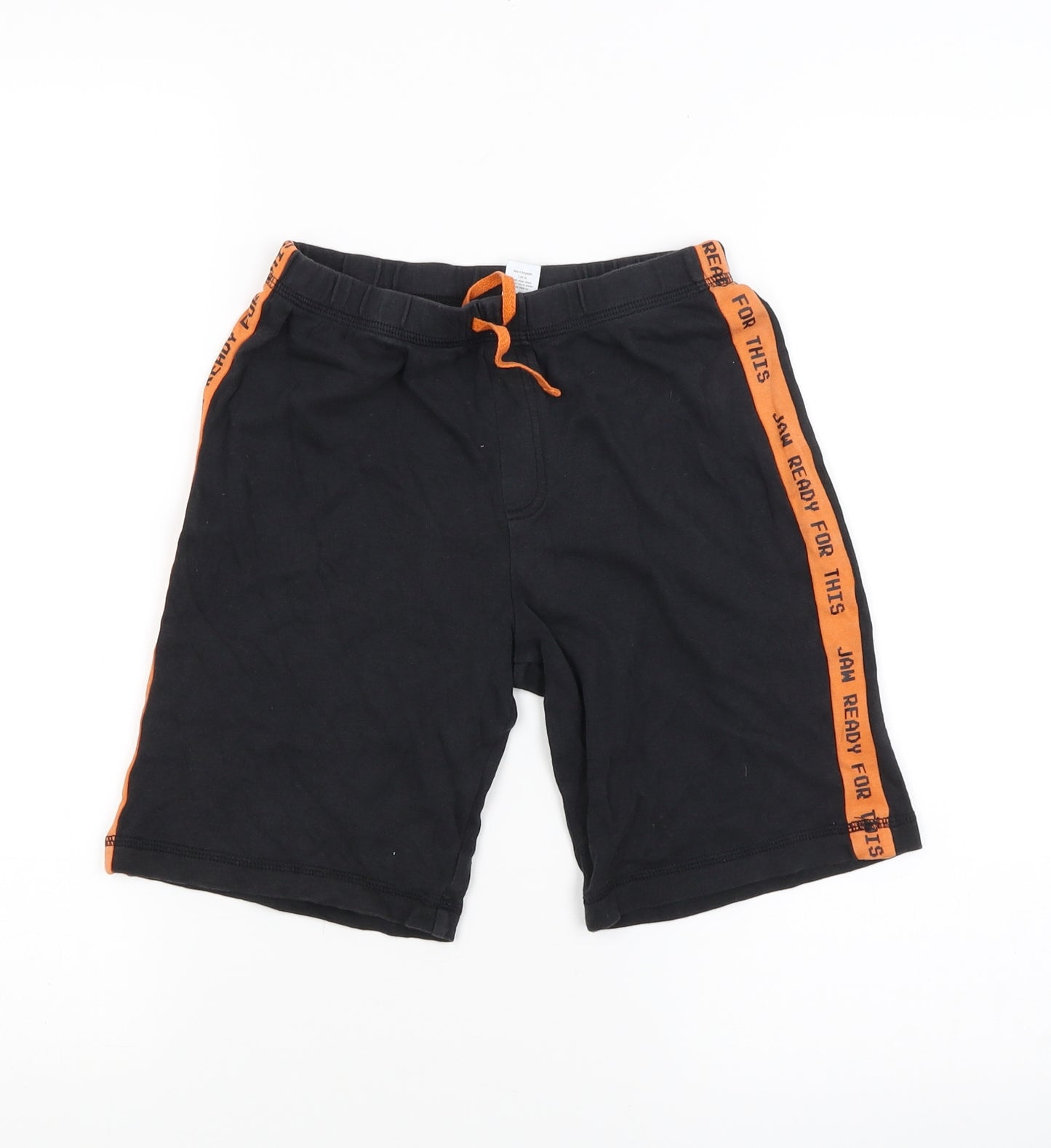George Boys Black   Cargo Shorts Size 8-9 Years