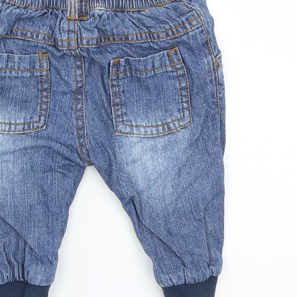 George Baby Blue  Denim  Jeans Size 0-3 Months